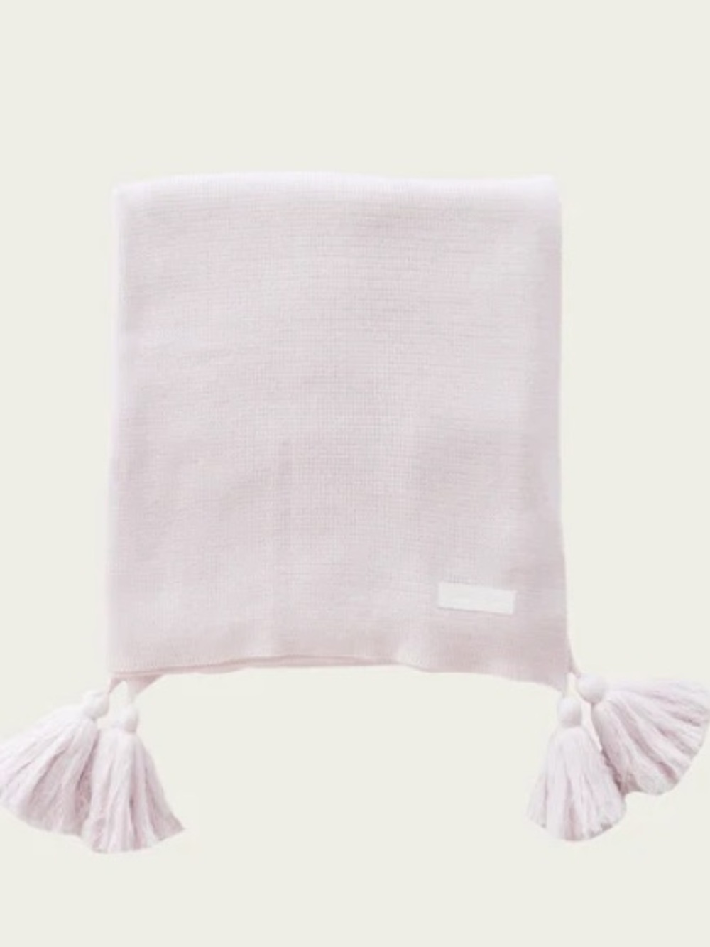 Soft Lilac Jamie Kay Tassel Blanket